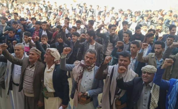 فعالية خطابية في مديرية كسمة بريمة إحياءً لذكرى سنوية الشهيد الصماد