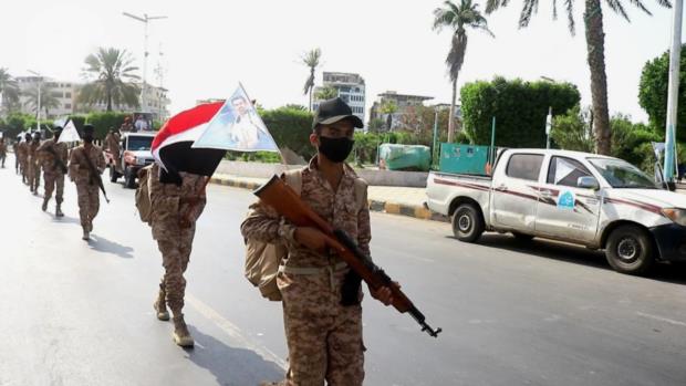 مسير راجل لوحدات من القوات الخاصة في المنطقة العسكرية الخامسة بالحديدة