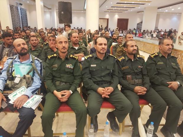 فعالية خطابية لأمن مديرية سنحان والتعبئة العامة بذكرى السنوية للصرخة
