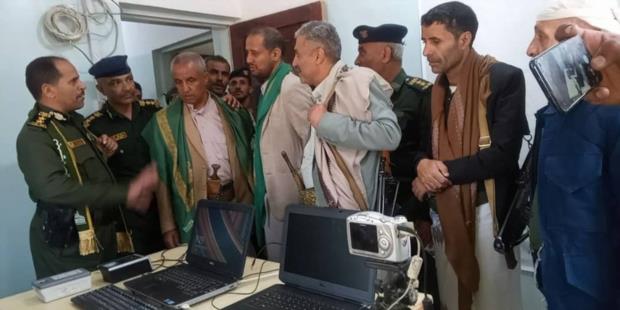 تدشين العمل بالمبنى الجديد لفرع مصلحة الأحوال المدنية بمديرية مغرب عنس في ذمار
