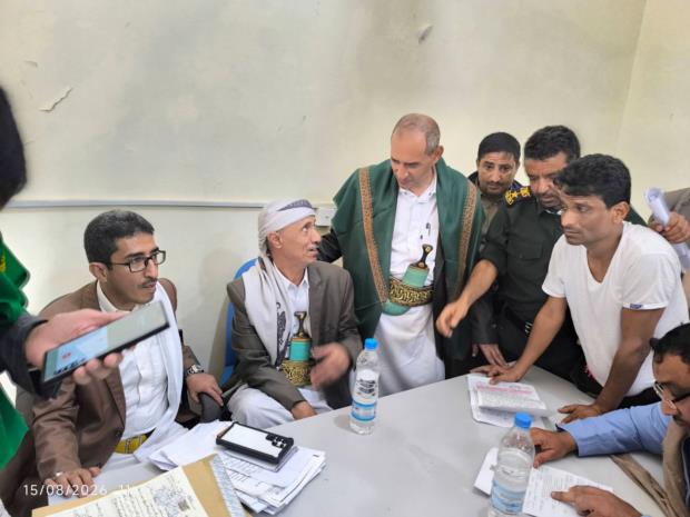 النائب العام يتفقد أوضاع السجناء بحجة ويوجه بالإفراج عن مستحقي الإفراج بمناسبة المولد النبوي